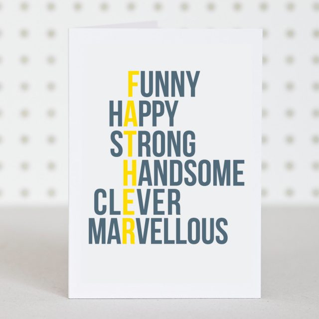 birthday card ideas for your dad