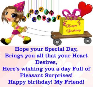 56 Happy Birthday Wishes for Friend with Images