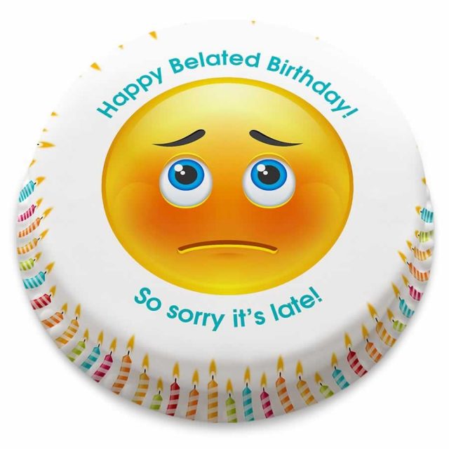 Belated Birthday Emoji