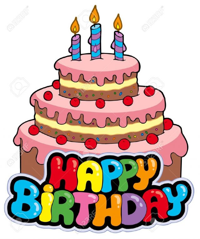 Big Birthday Cake Clipart