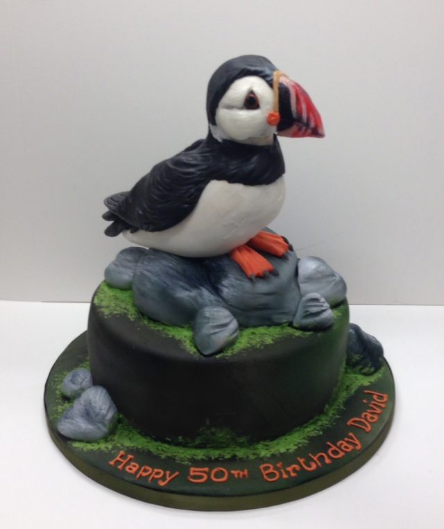 Bird birthday cake