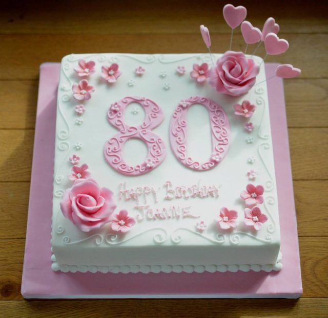 Birthday Cakes for Girls and Women – pink rose