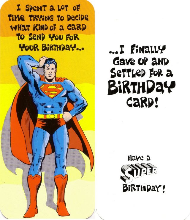 Birthday Ecards for Men – superheroes