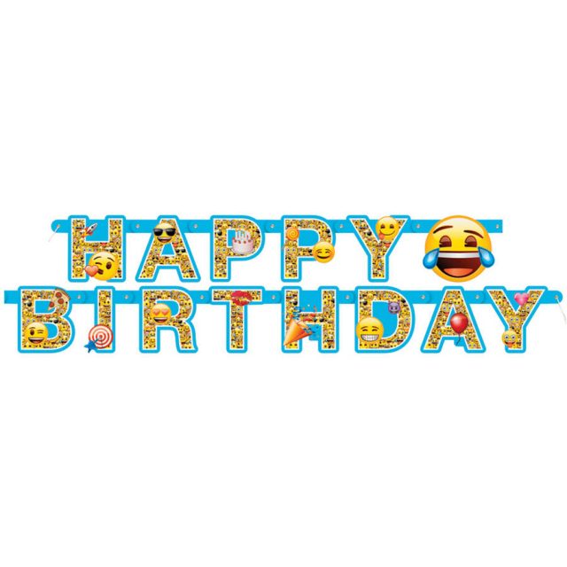 Birthday Emoji banner