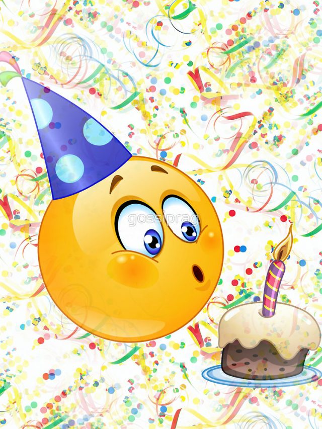 Birthday Emoji – blowing candles