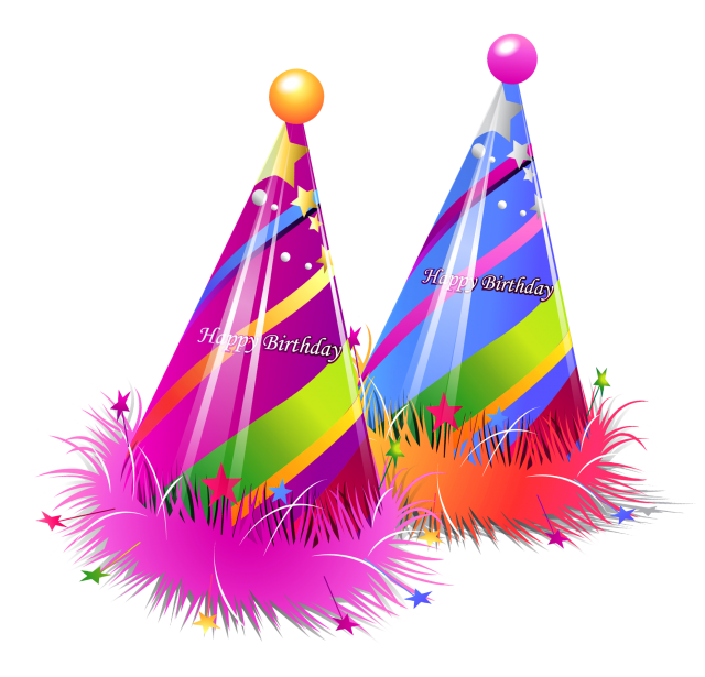 Birthday Emoji – party hats