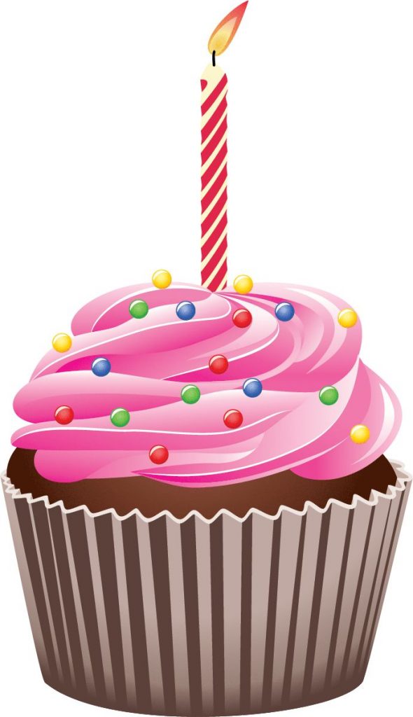 Birthday Emoji – pinky cupcakes