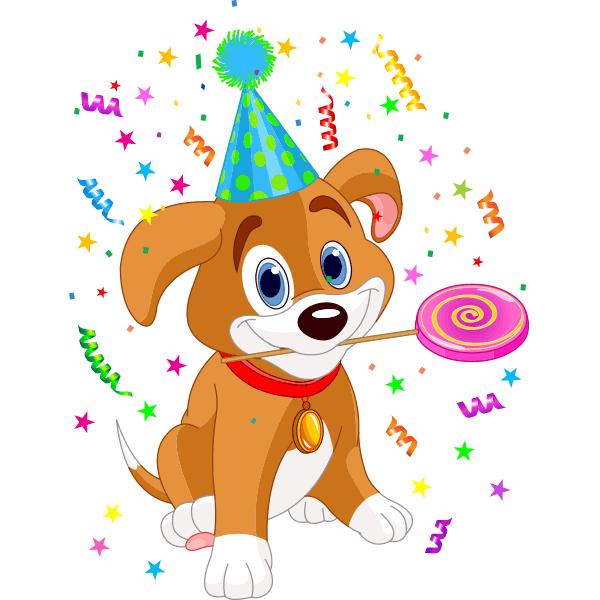 Birthday Emoji – puppy