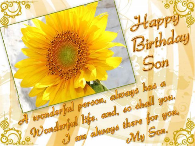 Birthday Wishes for Son with Images