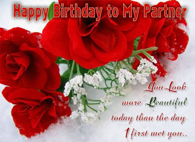 Birthday Wishes for Wife and roses with Images