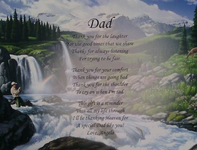 Birthday poems for dad