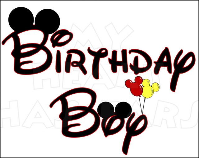 Disney Happy Birthday Boy Images