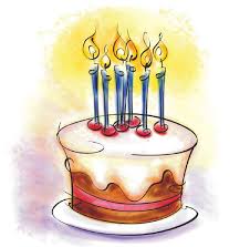 Drawing Birthday Cake Clipart