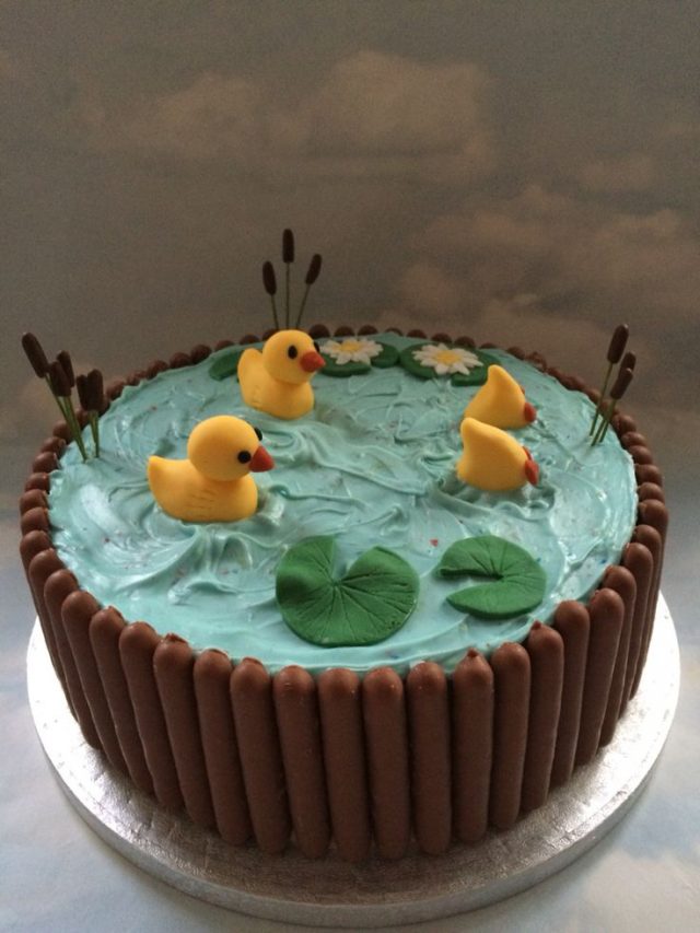 Ducky birthday cake