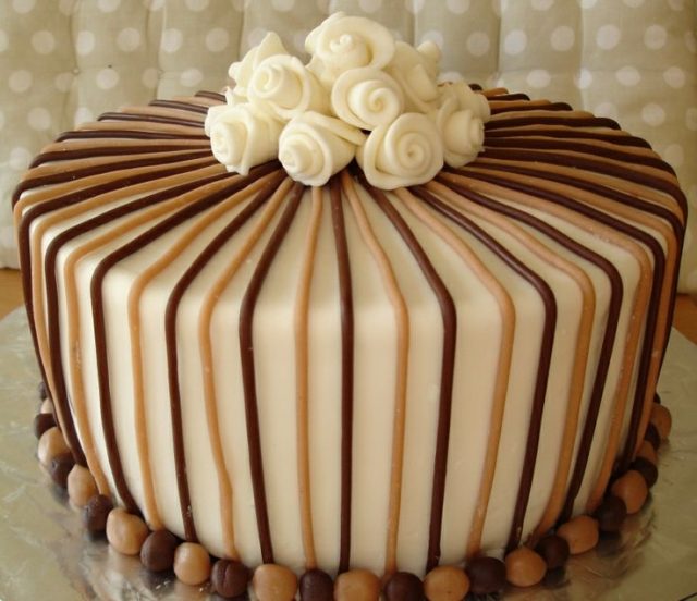 Elegant Birthday Cake