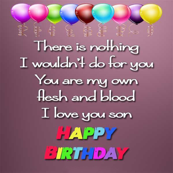 Fresh Birthday Wishes for Son with Images