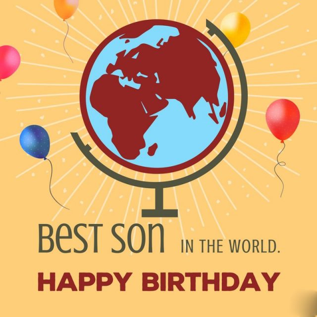 Great Birthday Wishes for Son with Images