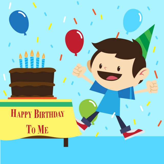 Happy Birthday Boy Elegant cupcake with a sparkler  Download on  Funimadacom