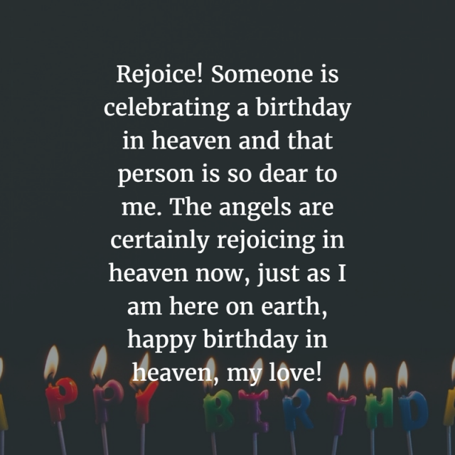 Happy Birthday in Heaven 21