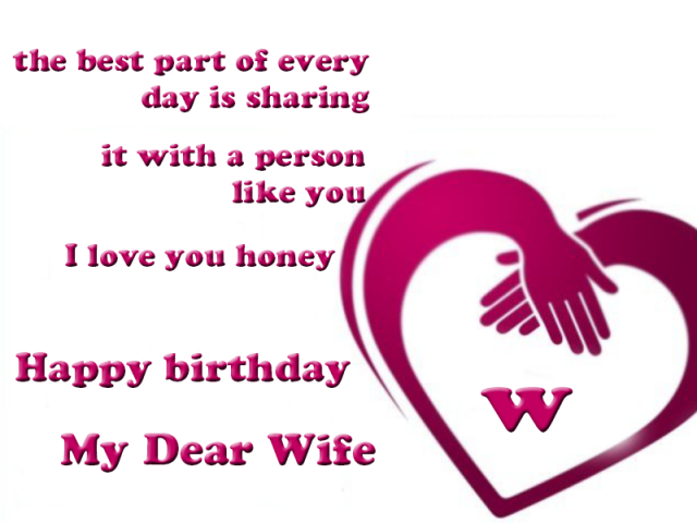 Honey Birthday Wishes for Wife with Images