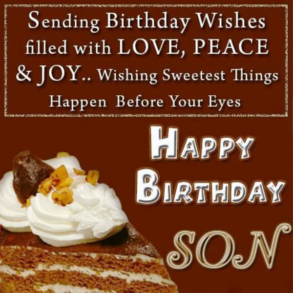 Joyful Birthday Wishes for Son with Images