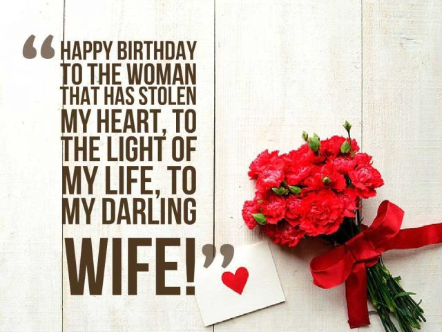 Romantic Birthday Wishes for Wife