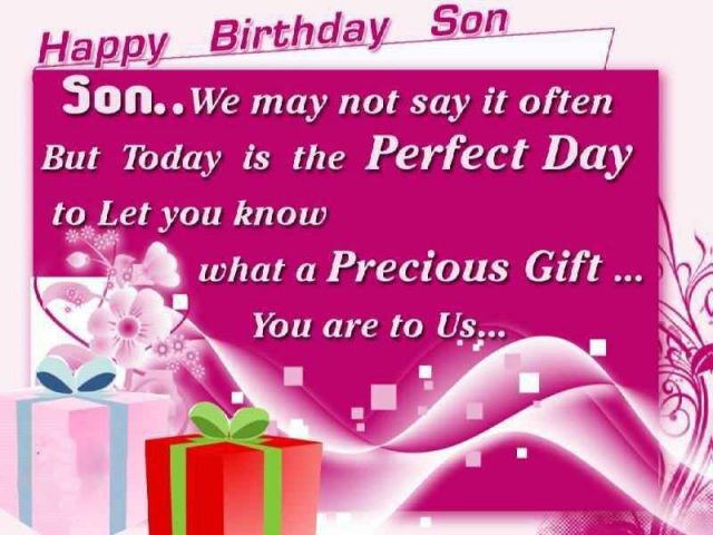 Perfect Birthday Wishes for Son with Images