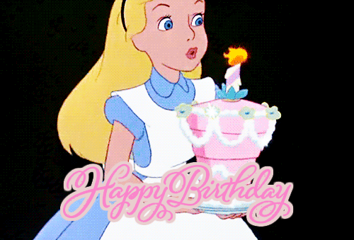 Princess Happy Birthday Cake Gif