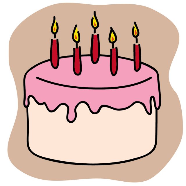 Simple Birthday Cake Clipart