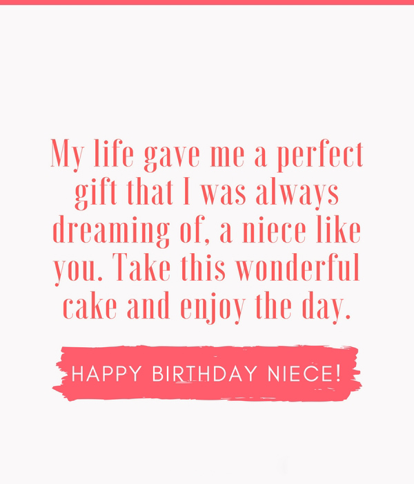 Simple Birthday Niece Wishes