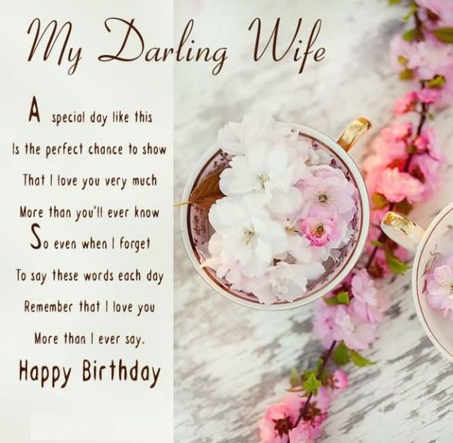 Special Birthday Wishes for Wife with Images