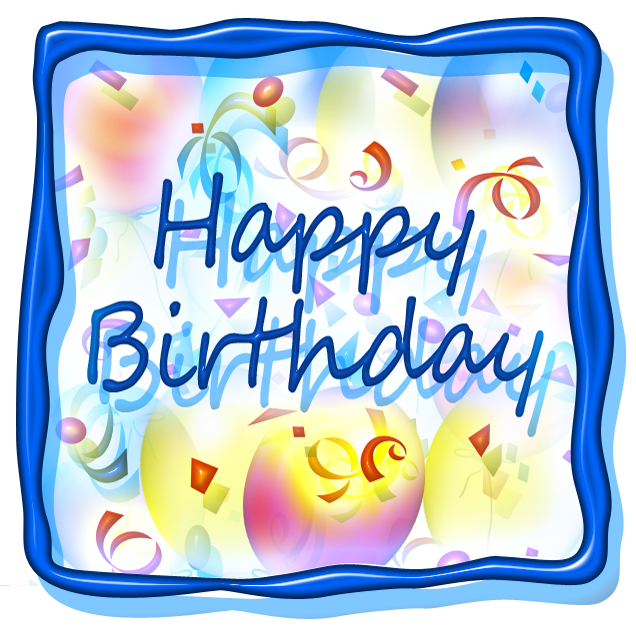 Square Birthday Cake Clipart