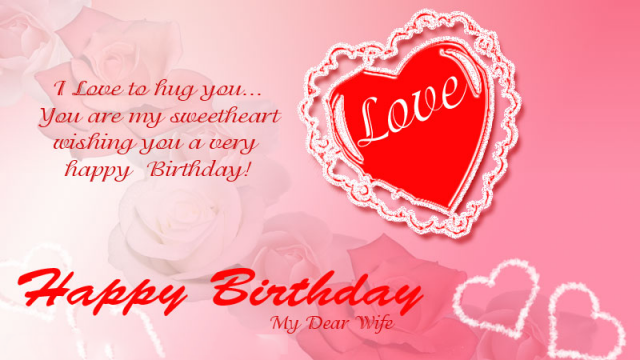 Sweet Birthday Wishes for Wife with Images