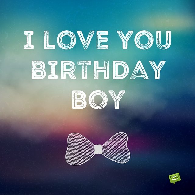 Tender Happy Birthday Boy Images