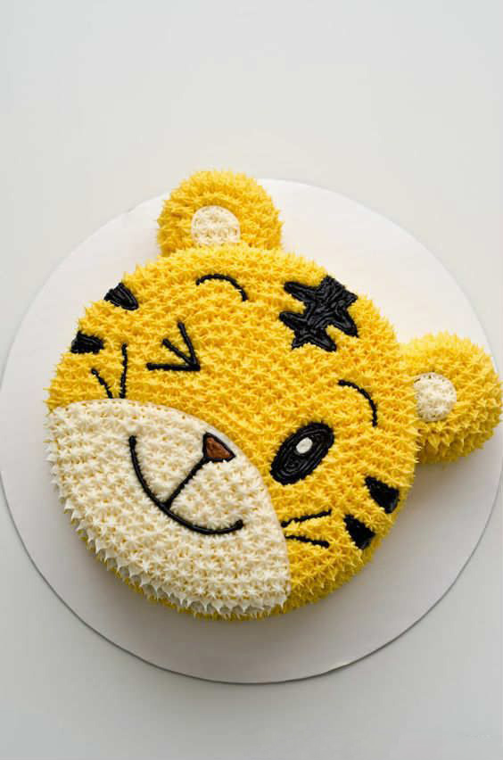 Tiger birthday cake