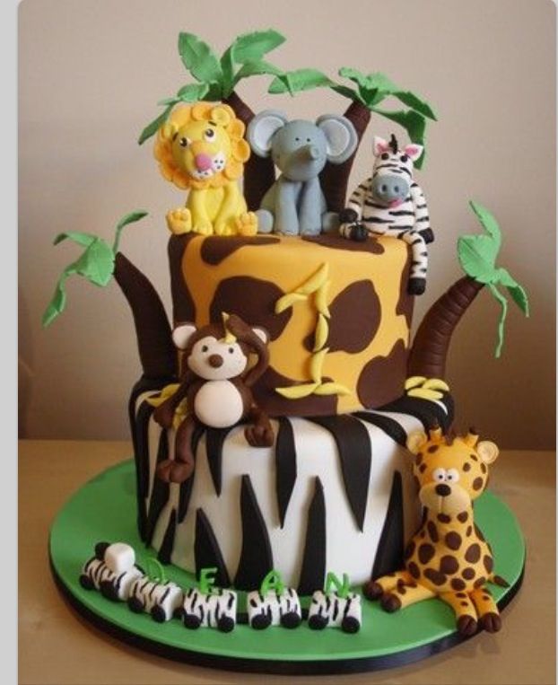 Wild birthday cake