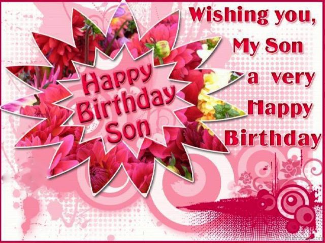 Wishing Birthday Wishes for Son with Images