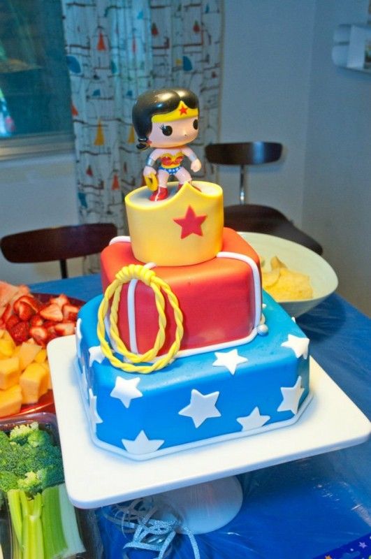 Wonder Woman birthday cake ideas