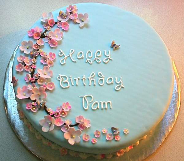 Pretty Birthday Cake - CakeCentral.com