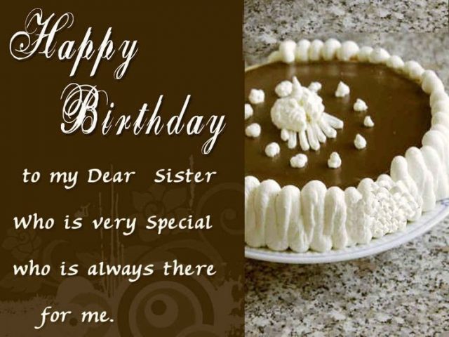 beautiful Birthday Wishes for Sister
