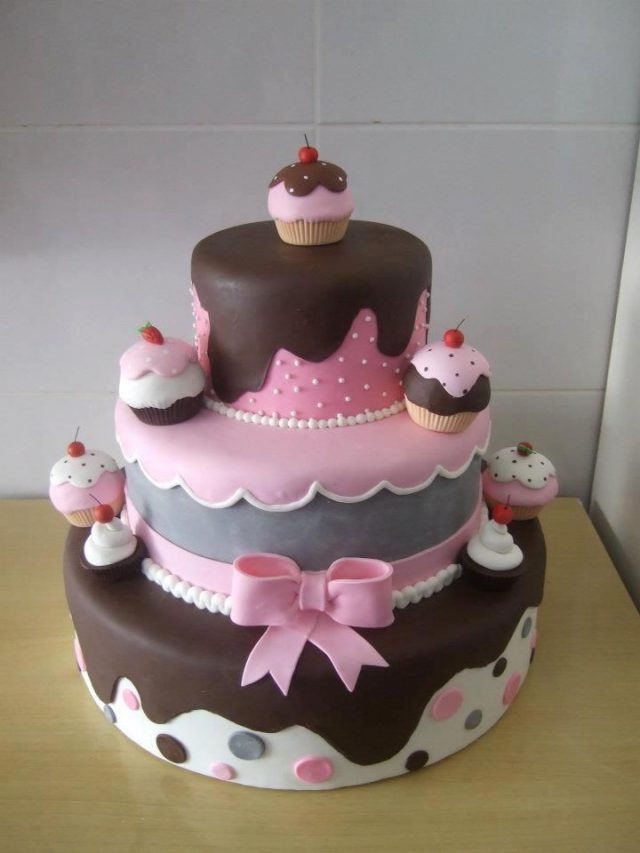 cupcake Birthday Cakes for Girls and Women