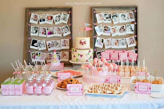 first birthday party ideas for baby girl