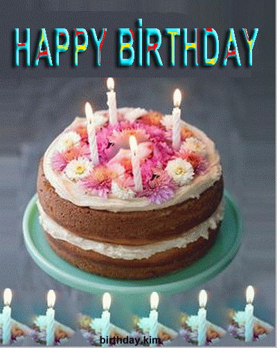 funny Happy Birthday Cake Gif
