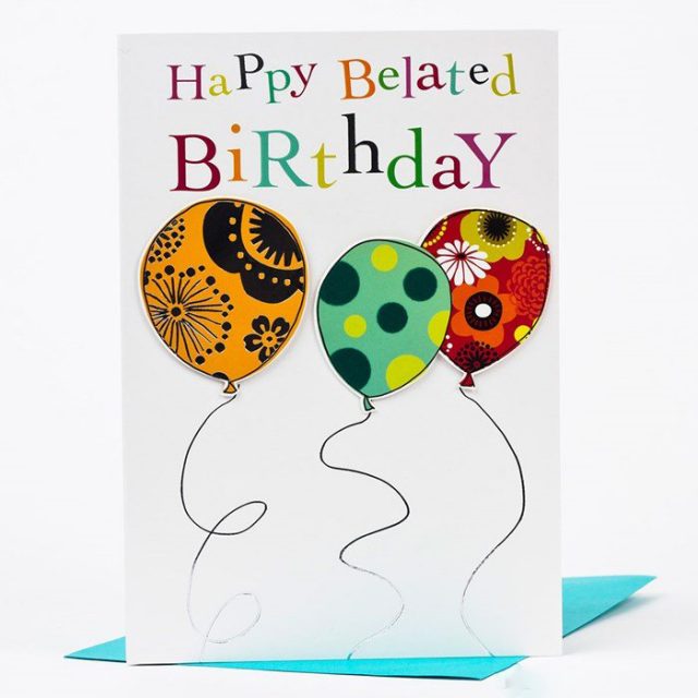 happy belated birthday card images