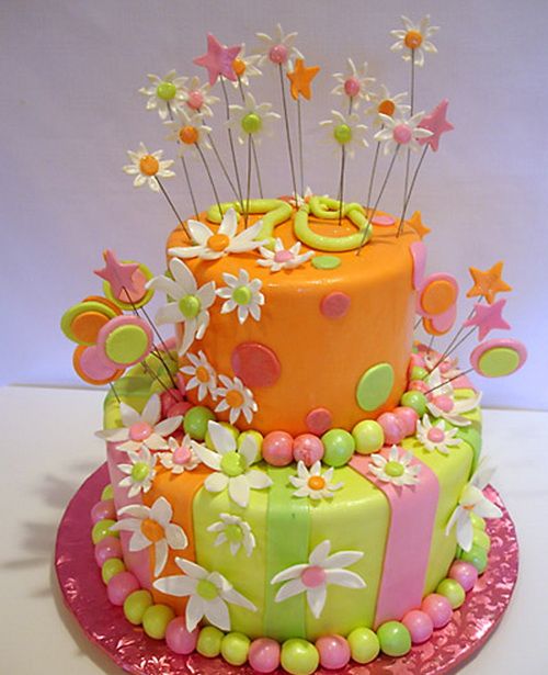 happy birthday cake for girls – Flowers