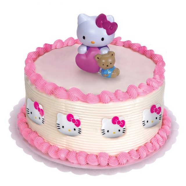 happy birthday cake for girls – Hello Kitty