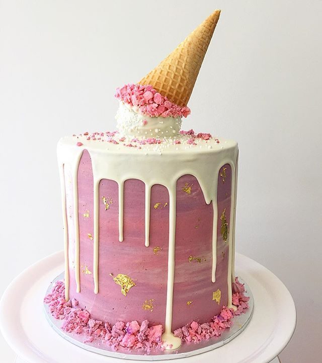 happy birthday cake for girls – Ice-cream