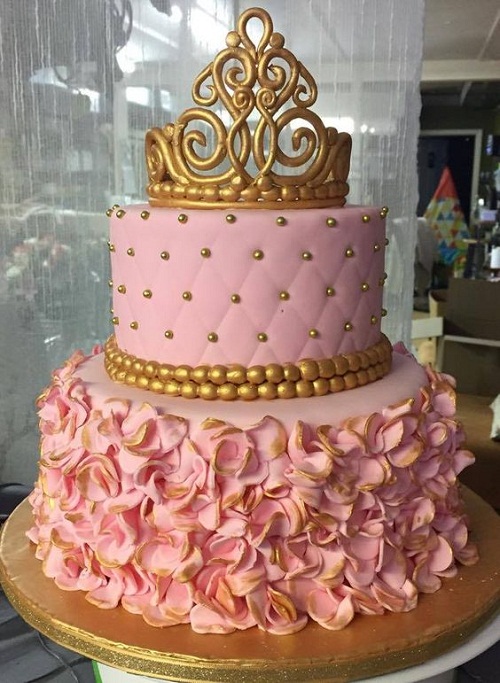 happy birthday cake for girls – princess