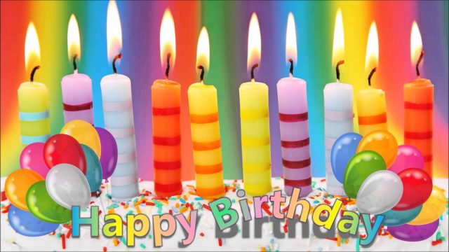 huge Happy Birthday Candles Images