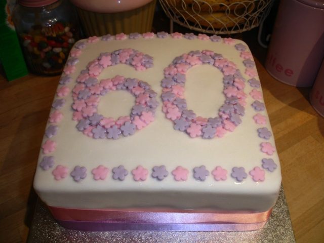 square Birthday Cakes for Girls and Women